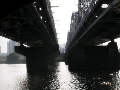 Under railroad bridge 2005/06/05 Under railroad bridge