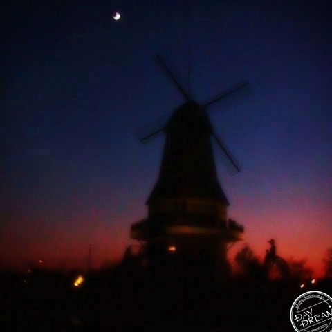 Windmill of twilight