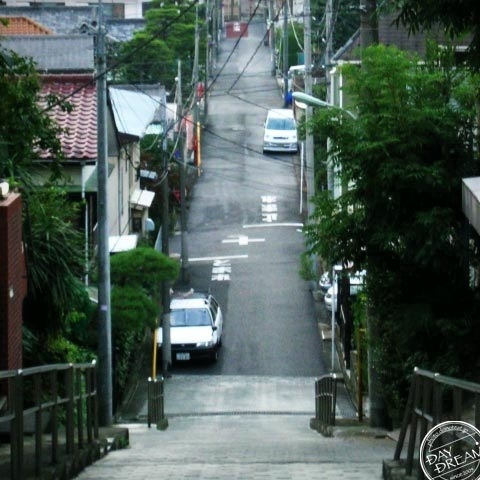 In the halfway of slope