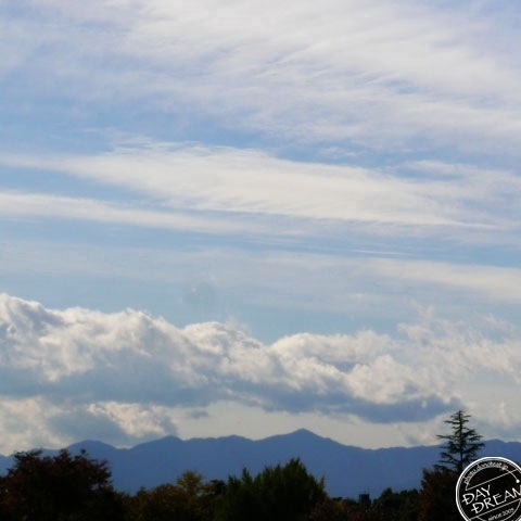 Flow cloud in the winter sky