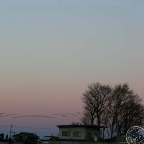 The sky in the purple east