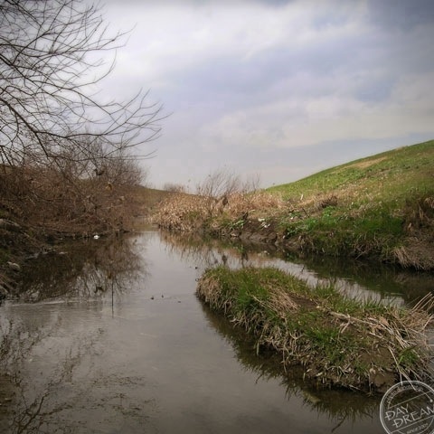 Old woman behind the post office