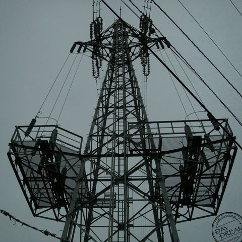 High-voltage cable tower