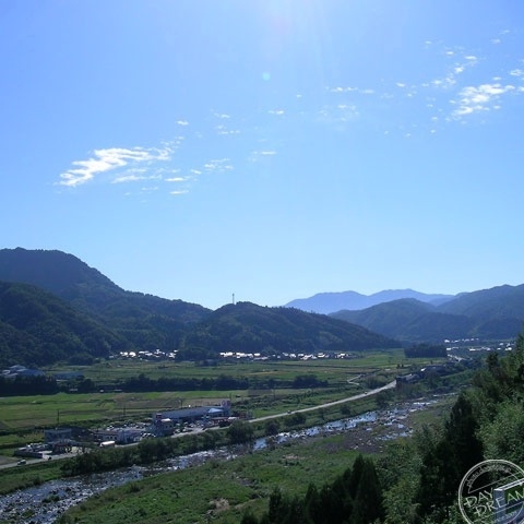 On a small rise of land