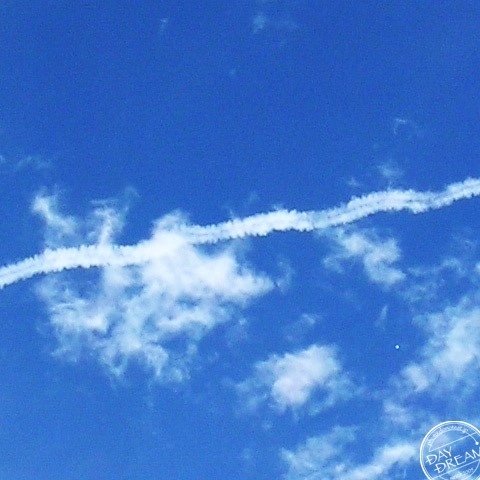 Fleeting straight road