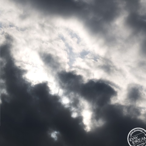 Scudding black cloud