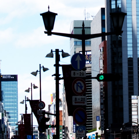 Slip through the electric lamp