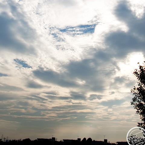 look up at the sphere