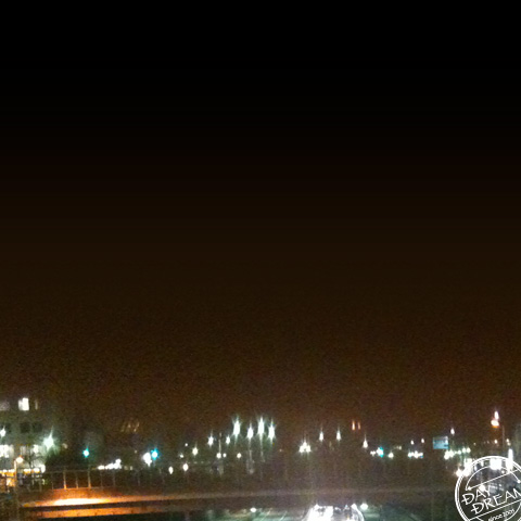 It arrives at slow time